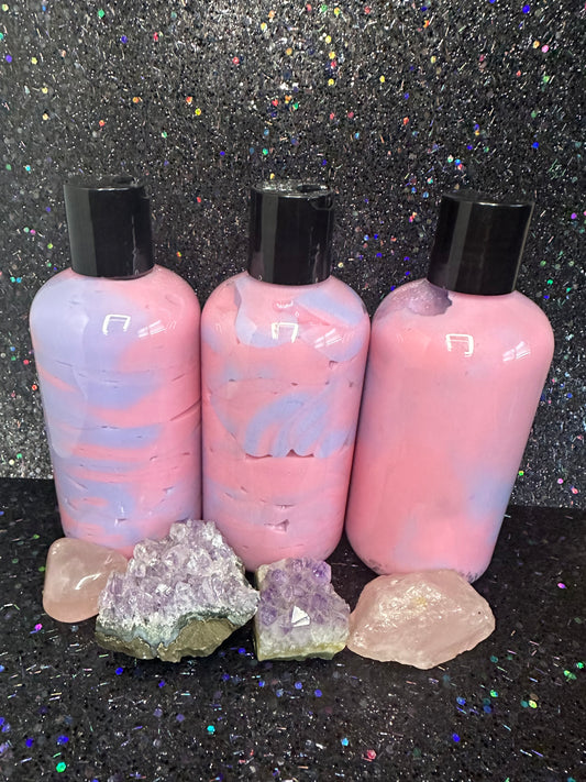 Love Potion Butter Lotion infused with Rose Quartz and Amethyst